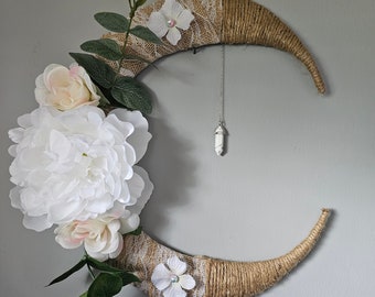 Floral Moon Wreath