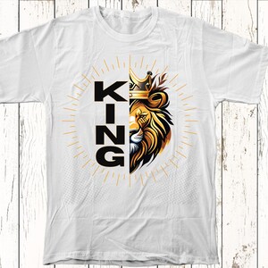 King T Shirt, king Of The Lions T shirt, Shirt For Boyfriend, Fathers Day Gift