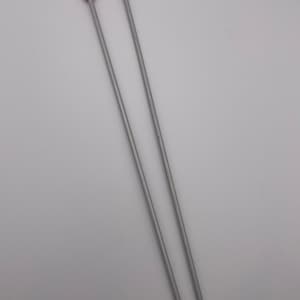 Vintage metal knitting needles, 3.5mm