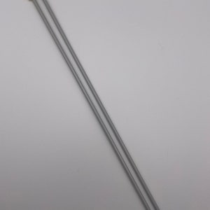 Vintage metal knitting needles, 4mm