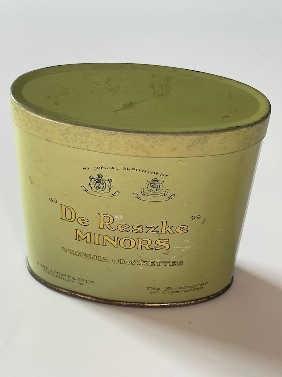 Vintage Virginia Cigarettes 'De Reszke Minors' Tin