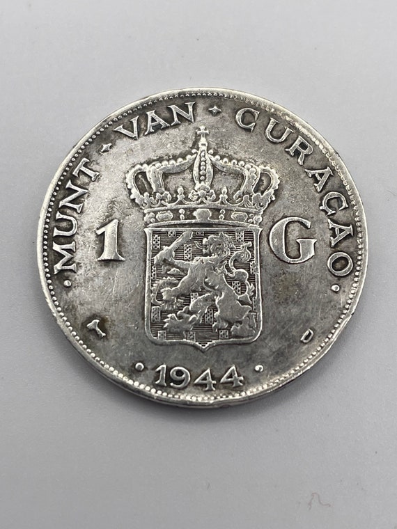 1944 1G Wilhelmina Koningin Der Nederlanden - Munt Van Curaçao