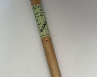 Vintage wooden knitting needle case, Milwards