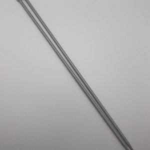 Vintage metal knitting needles, 5mm