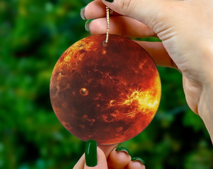 Planet Mercury Ornament, Mercury Decorative Ornament, Solar System Christmas Ornament, Science Teacher Gift, Astronomy Lover Space Gift