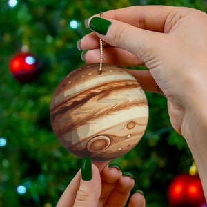 Jupiter Ornament, Planet Jupiter Christmas Ornament, Solar System Ornament, Jupiter Lover Gift, Science Teacher Gift, Astronomy Gift