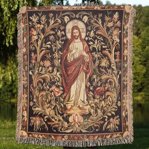 Jesus Christ Vintage Tapestry - Etsy Jesus Christ Vintage Tapestry - Etsy