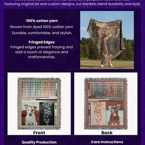 Medieval knight frog lover woven tapestry blanket decor
