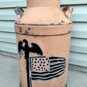 Old milk bucket