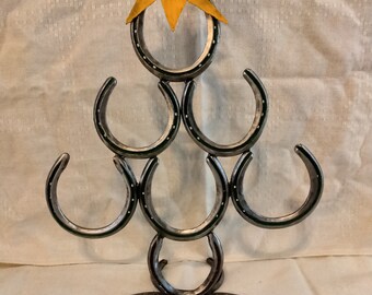 Etsy horseshoe christmas tree