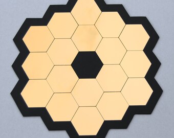 Handmade James Webb Space Telescope Mirror Limited Edition Wall Art Decoration