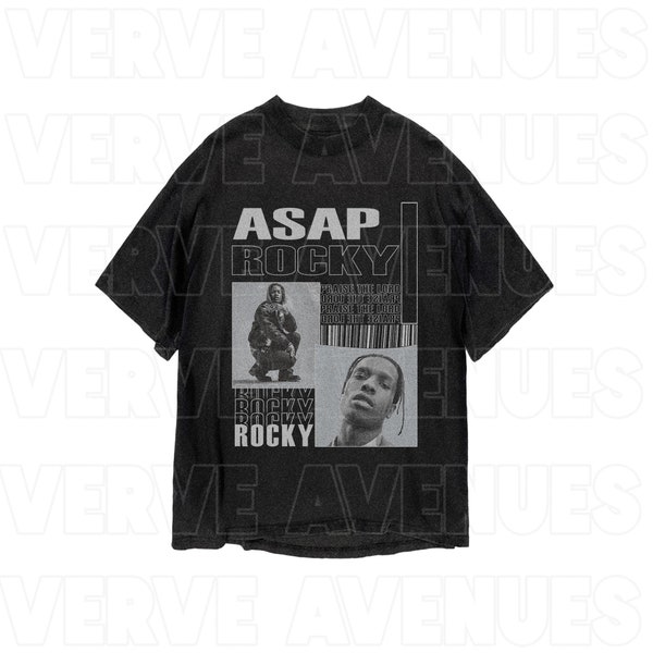 Asap Rocky T-shirt, Unisex Ultra Cotton Tee - Rapper Tee - Vintage