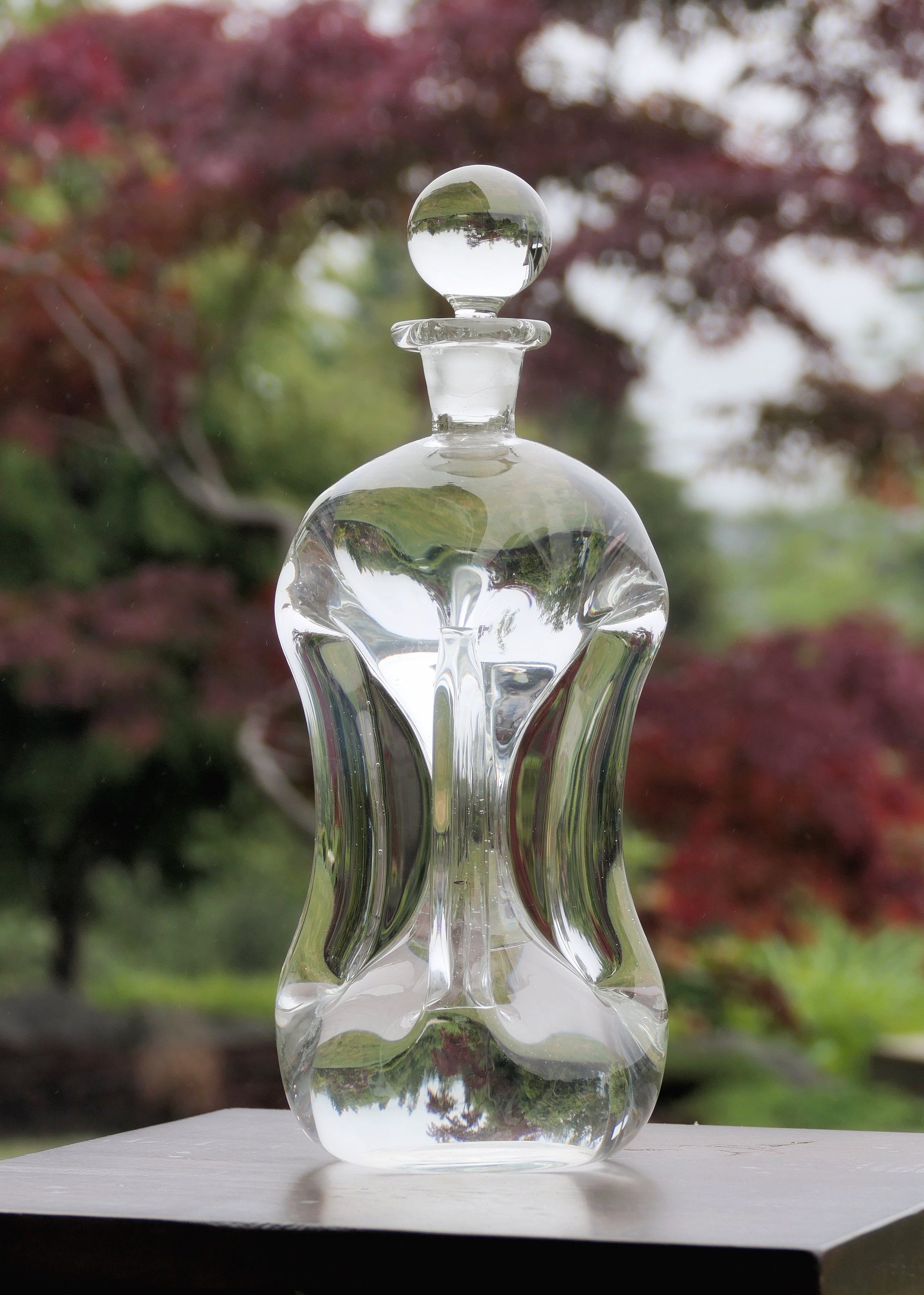 Vintage Holmegaard Kluk Kluk Pinched Glass Decanter - Etsy