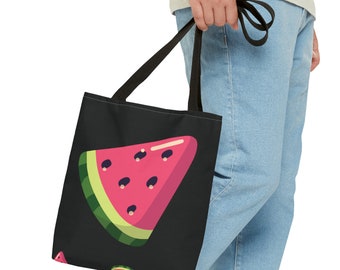 Summer Staple: Vibrant Unique Watermelon Tote Bag Perfect for Beach Days