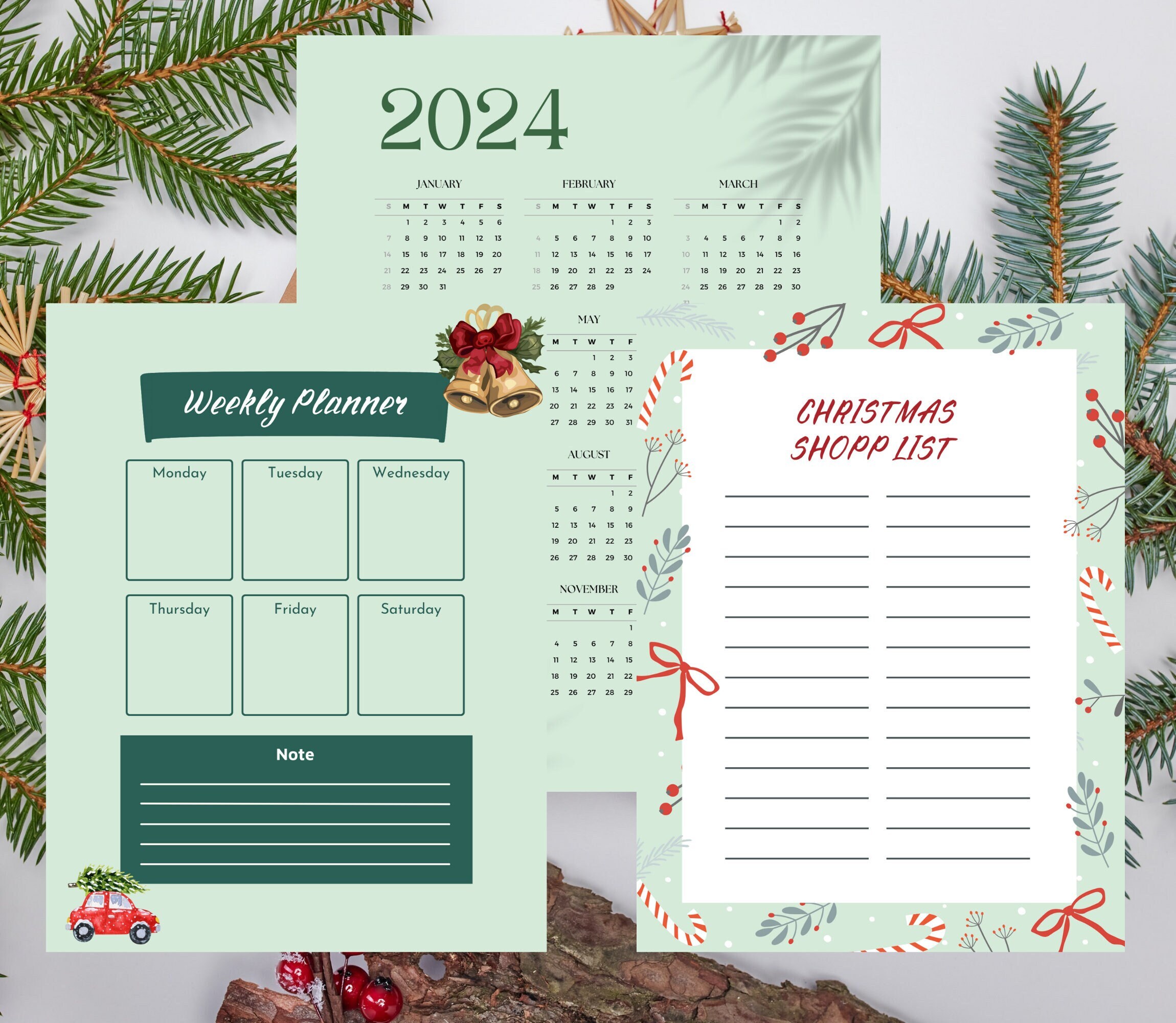 Printable Christmas Gift Wish List Template Christmas Gift - Etsy