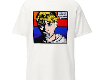 Damon Albarn Band Music Tee, Koszulka z komiksową grafiką, Lata 90., Retro, Britpop, Brit Rock