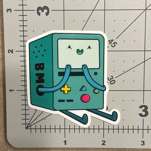 BMO happy adventure time vinyl sticker