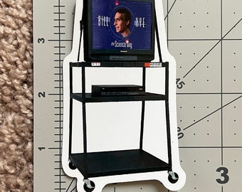 Bill Nye the Science Guy TV vinyl sticker