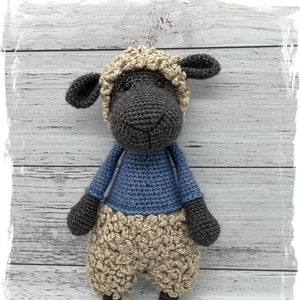 Amigurumi crochet pattern - Sebastian the Sheep (ENGLISH ONLY)