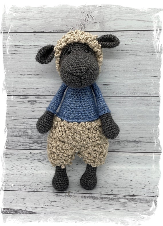 Amigurumi crochet pattern - Sebastian the Sheep (ENGLISH ONLY)
