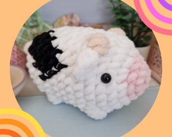 Entzückende gehäkelte Kuh, handgemachtes Plüsch Amigurumi