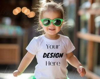 Bella Canvas 3001T, St Pattys Day Kid Mockup, St Patricks Kids Mockup, Kids St Patricks Day Mockup, Kids St Patricks Mockup BC 3001T, Mockup