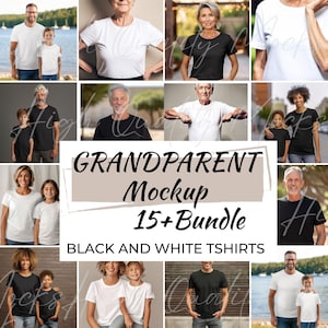 Grandpa Tshirt Mockup, Grandma Mockup, Grandpa Shirt Mockup, Grandparent Mockup, Matching Shirts Mockup, Lake Tshirt Mockup, Mockups Online