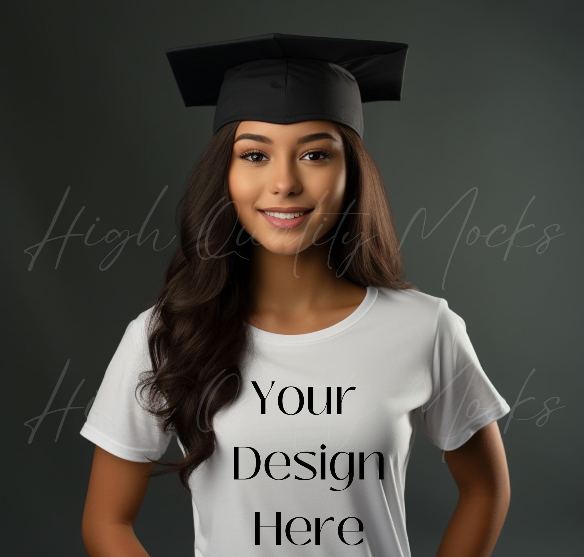 Graduate Shirt Mockup, Graduation Shirt Mockups, College Highschool ...