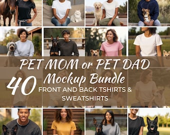 Dog Mom Mockup, Dog Mom Tshirt Mockup, Dog Mom Shirt Mockup, Dog and Mom Mockups Bundle, Dog Dad Mockup, Cat Mom Mockup, Dog Mom Tshirt Mock