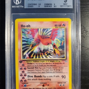 Vintage Rare Ho-oh Neo Revelation Non-holo Pokemon Card 