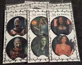 Horror Car Coasters (Set of 2)