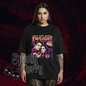 Twilight, Vampire Love Story Werewolf Unisex Vintage Style Graphic Tee