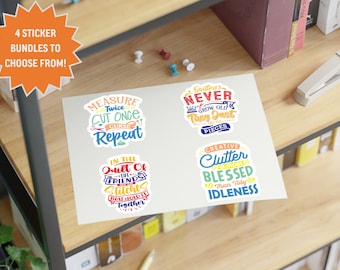 craft sticker for quilt lover gift laptop sticker funny sewing machine sticker for sewing enthusiast quilt gift idea sewing decal for phone