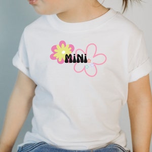 Mini Floral Toddler T-Shirt, Flower Shirt for Toddler, Cute Floral Shirt, Toddler&#39;s Fine Jersey Tee