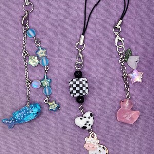 Animal Cell Phone Charms