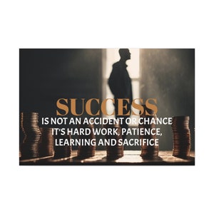 Success Motivational Canvas image 1
