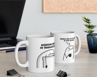 Personalized Cane Mug Florks Meme Who Invented Seriousness Could