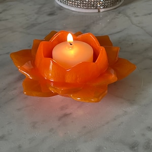 Lotus Flower Tea Light Candle Holders