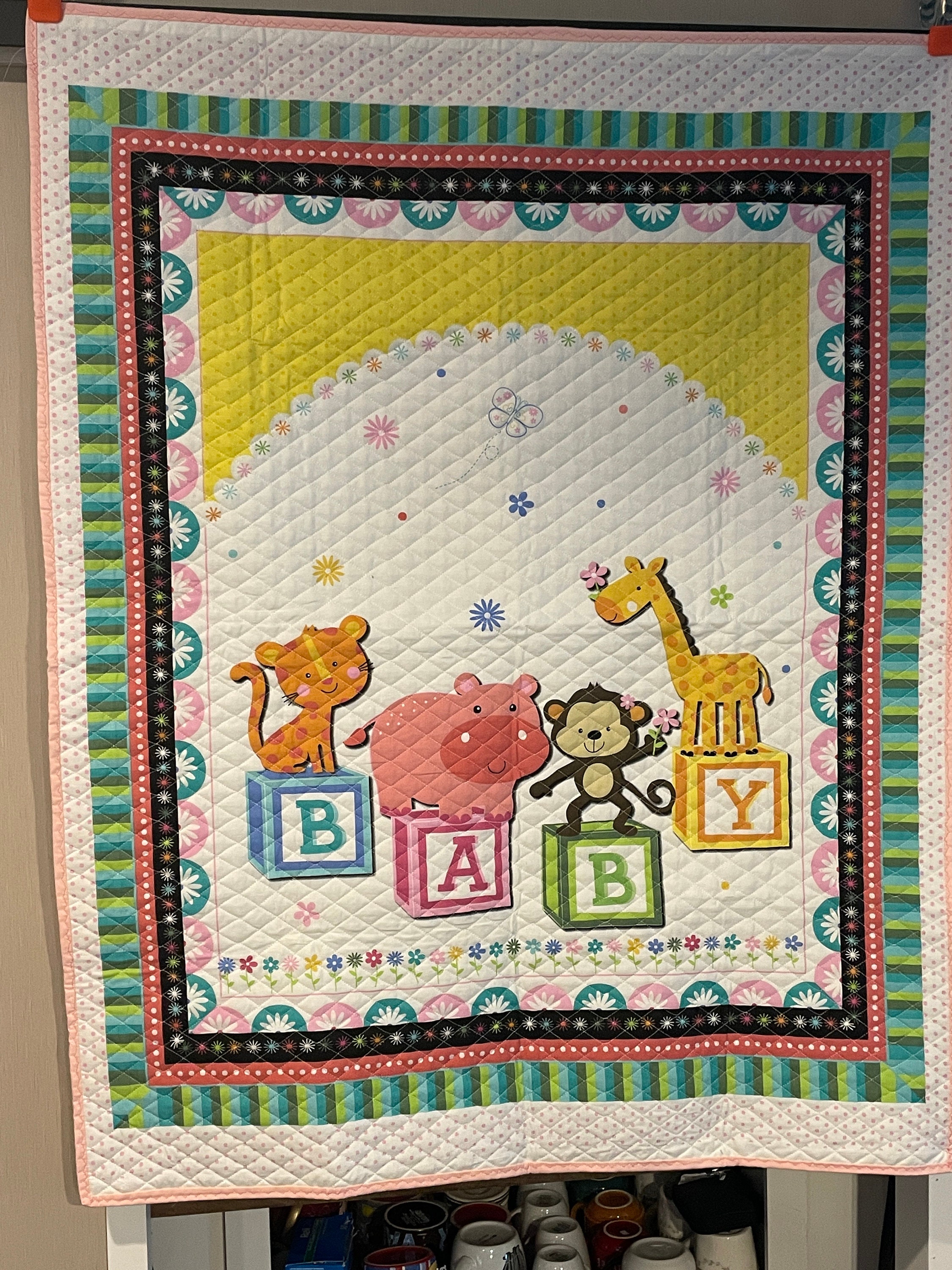 Handmade Baby Quilt Etsy