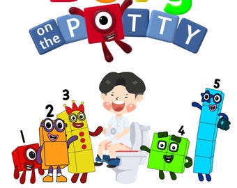 Potty Chart Numberblocks Learn To Use The Toilet