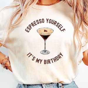 Espresso Martini birthday gift shirt, Funny Espresso martini t-shirt, Funny Martini lover tshirt, espresso martini gift, comfort colors