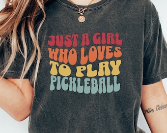 Pickleball Shirt, Love Pickleball tshirt, Pickleball player gift, Pickleball game day tee, Pickleball coach gift,  Comfort Colors t-shirt
