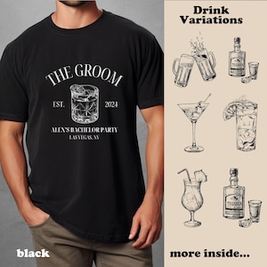 Bachelor Party Shirt, Groomsmen t-shirt, Custom Bachelor Party Gift, Funny Bachelor Shirt, Personalized Bachelor shirts, Mens Comfort Colors