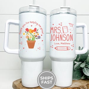 Teacher Appreciation Gift, Personalized Teacher 40oz Tumbler, Teacher Gift, Teacher Week, Back to School Gift, Thank You Gift Teacher