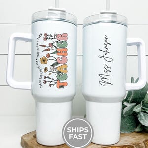 Teacher Appreciation Gift, Personalized Teacher 40oz Tumbler, Teacher Gift, Teacher Week, Back to School Gift, Thank You Gift Teacher