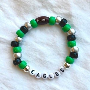 Philadelphia Eagles Bracelets | Friendship Bracelets | Super Bowl Bracelets | Custom Handmade Jewelry Gifts | Eagles Phillies Sixers Flyers