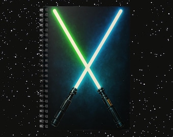 Jedi-Inspired Lightsaber Notebook.