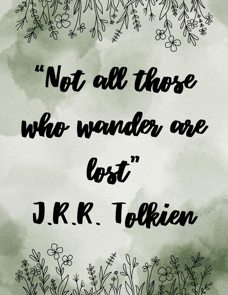 Lord of the Rings Quote J.R.R. Tolkien Digital Download Print PDF Print ...
