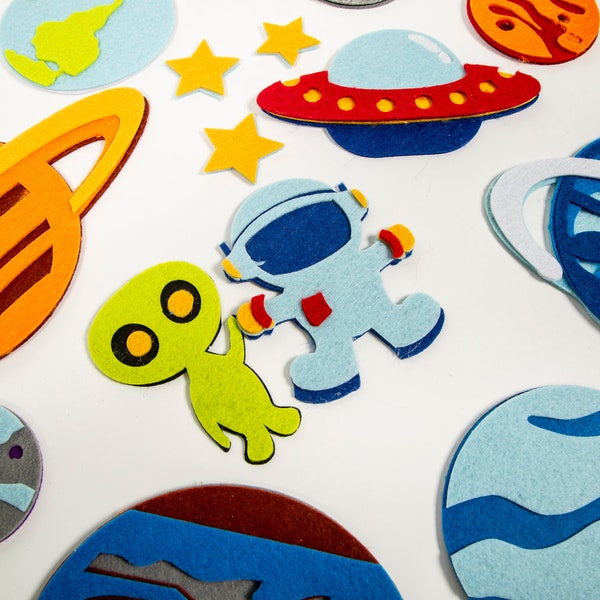 Outer Space Felt Play Set