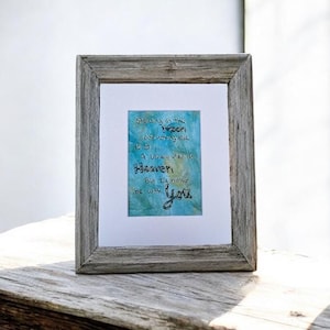Aquarelle avec paroles de Grateful Dead – peinture originale 5 x 7 po. – art mural Jam Band peint à la main – cadeau pour mélomane – décoration hippie